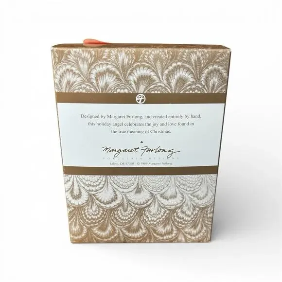 Margaret Furlong “Cross Angel” 1993 Bisque Ornament CIB - Picture 2 of 4